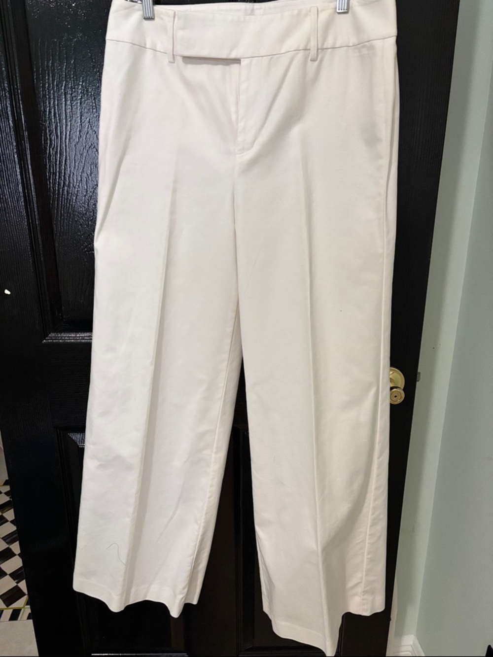 Lauren Ralph Lauren Cream Wide-Leg Trousers